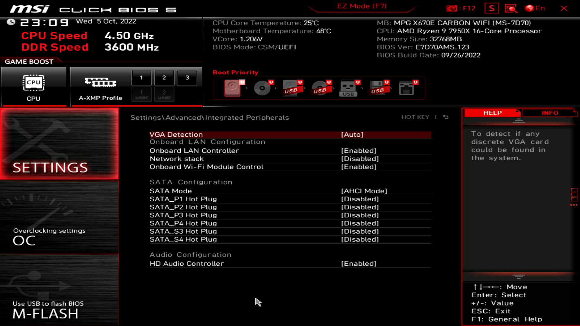 MSI MPG X670E Carbon WIFI