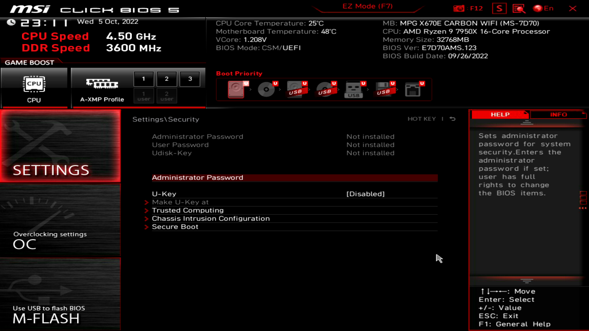 MSI MPG X670E Carbon WIFI