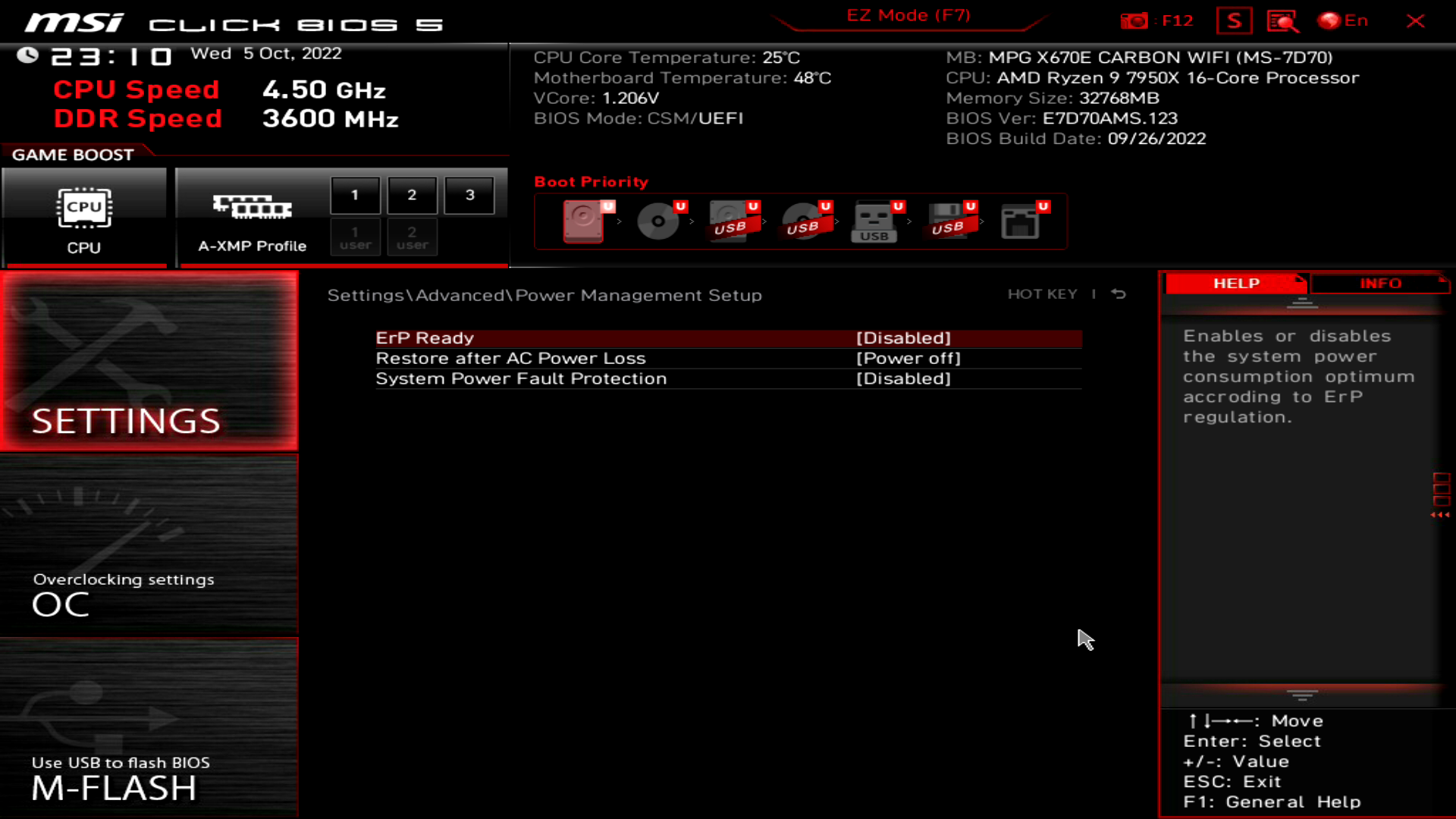 MSI MPG X670E Carbon WIFI