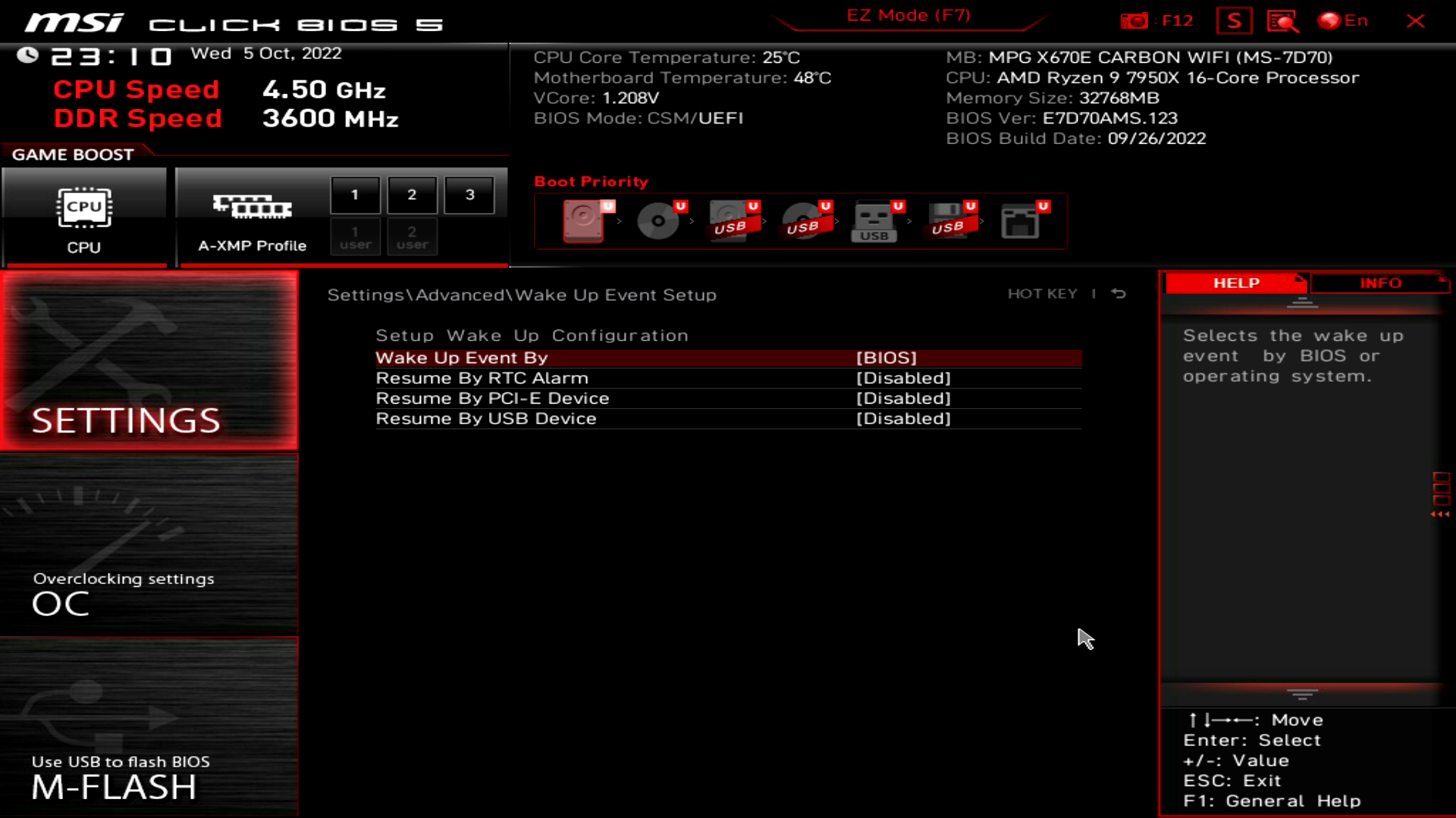 MSI MPG X670E Carbon WIFI