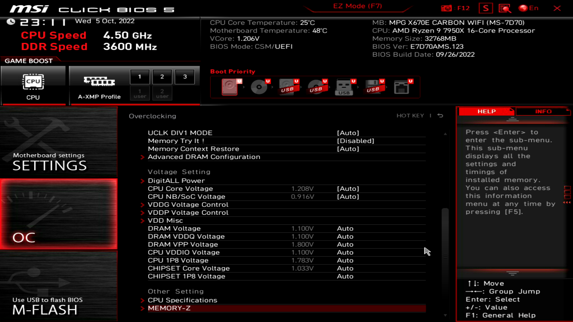 MSI MPG X670E Carbon WIFI