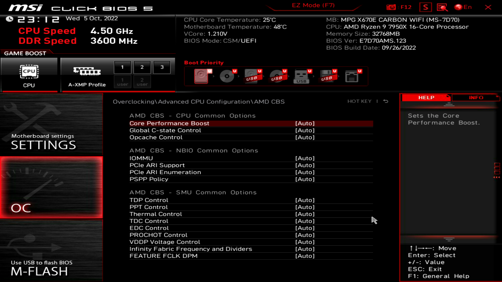 MSI MPG X670E Carbon WIFI