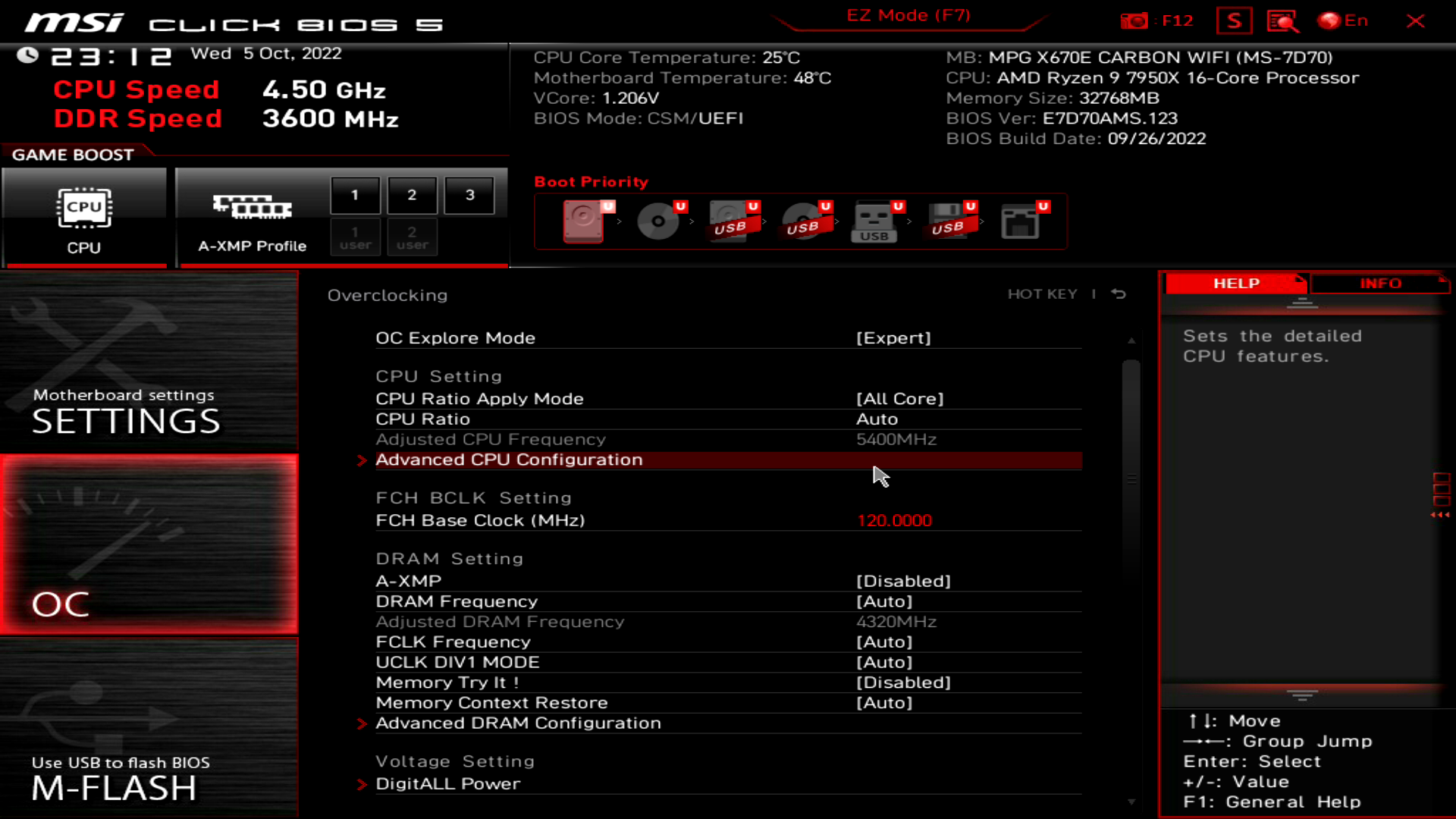 MSI MPG X670E Carbon WIFI