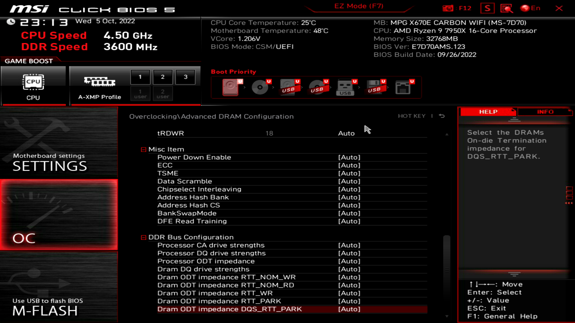 MSI MPG X670E Carbon WIFI