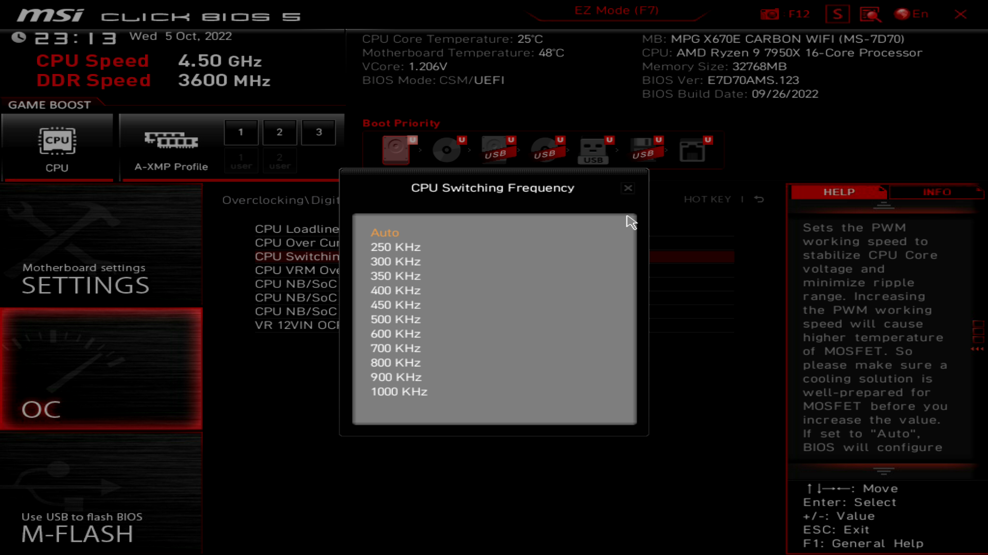 MSI MPG X670E Carbon WIFI