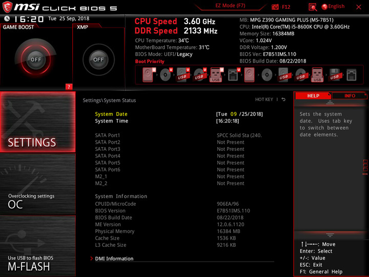 MSI MPG Z390 Gaming Plus