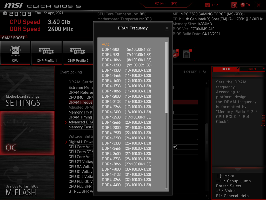 MSI MPG Z590 Gaming Force