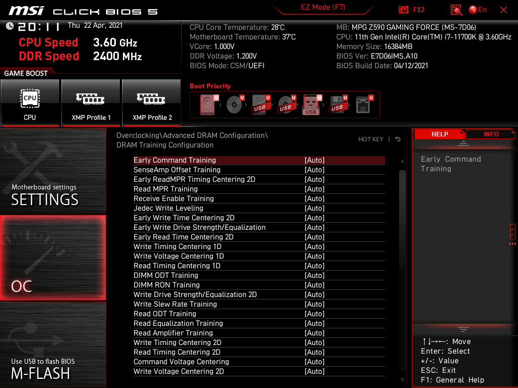 MSI MPG Z590 Gaming Force