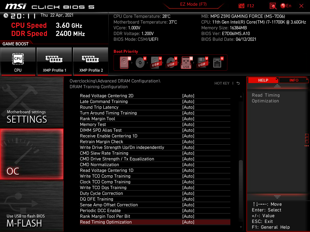 MSI MPG Z590 Gaming Force