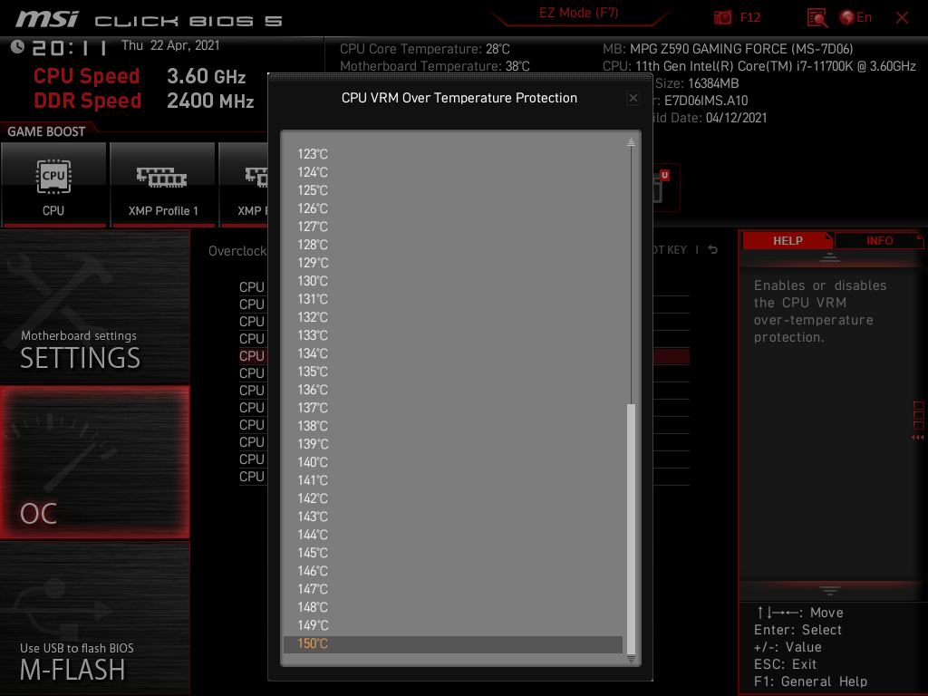 MSI MPG Z590 Gaming Force