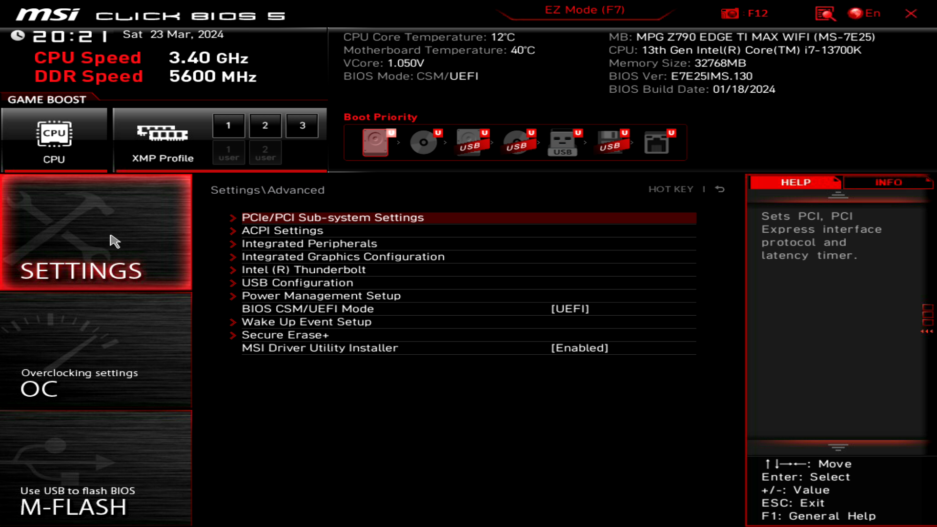 MSI MPG Z790 EDGE TI MAX WIFI