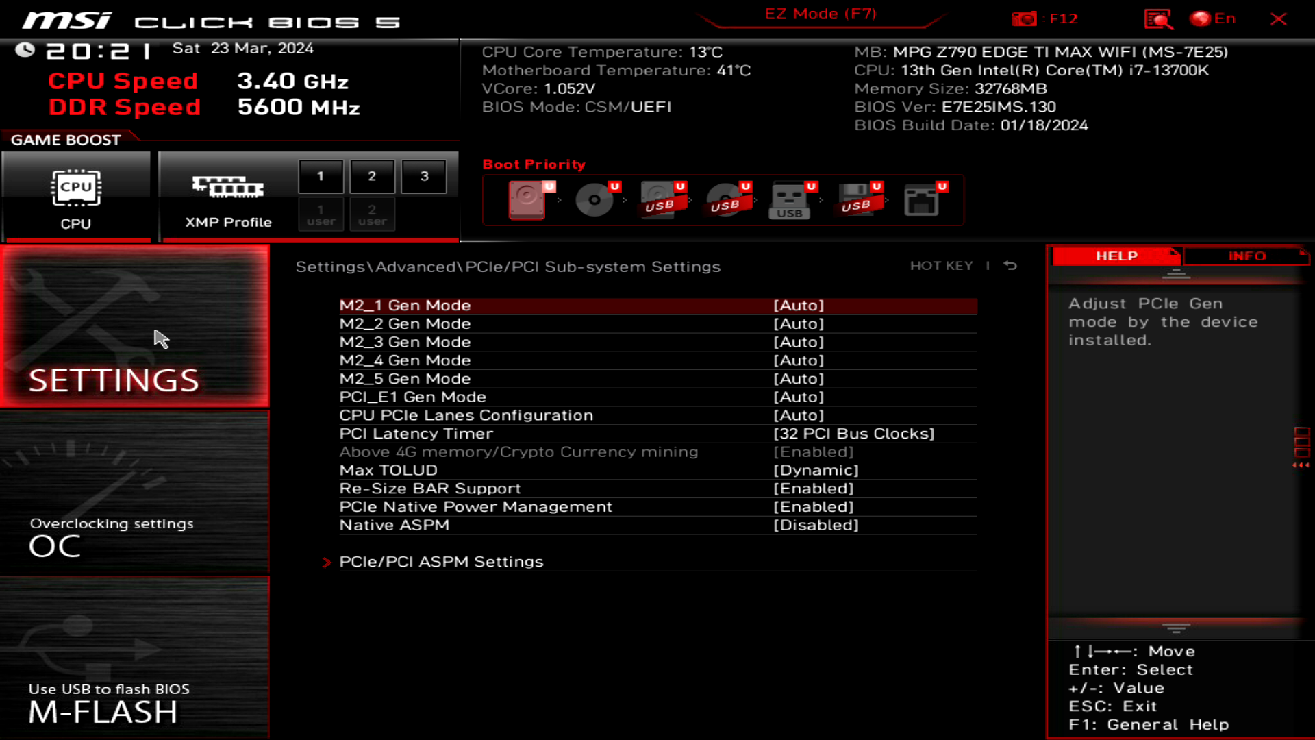 MSI MPG Z790 EDGE TI MAX WIFI