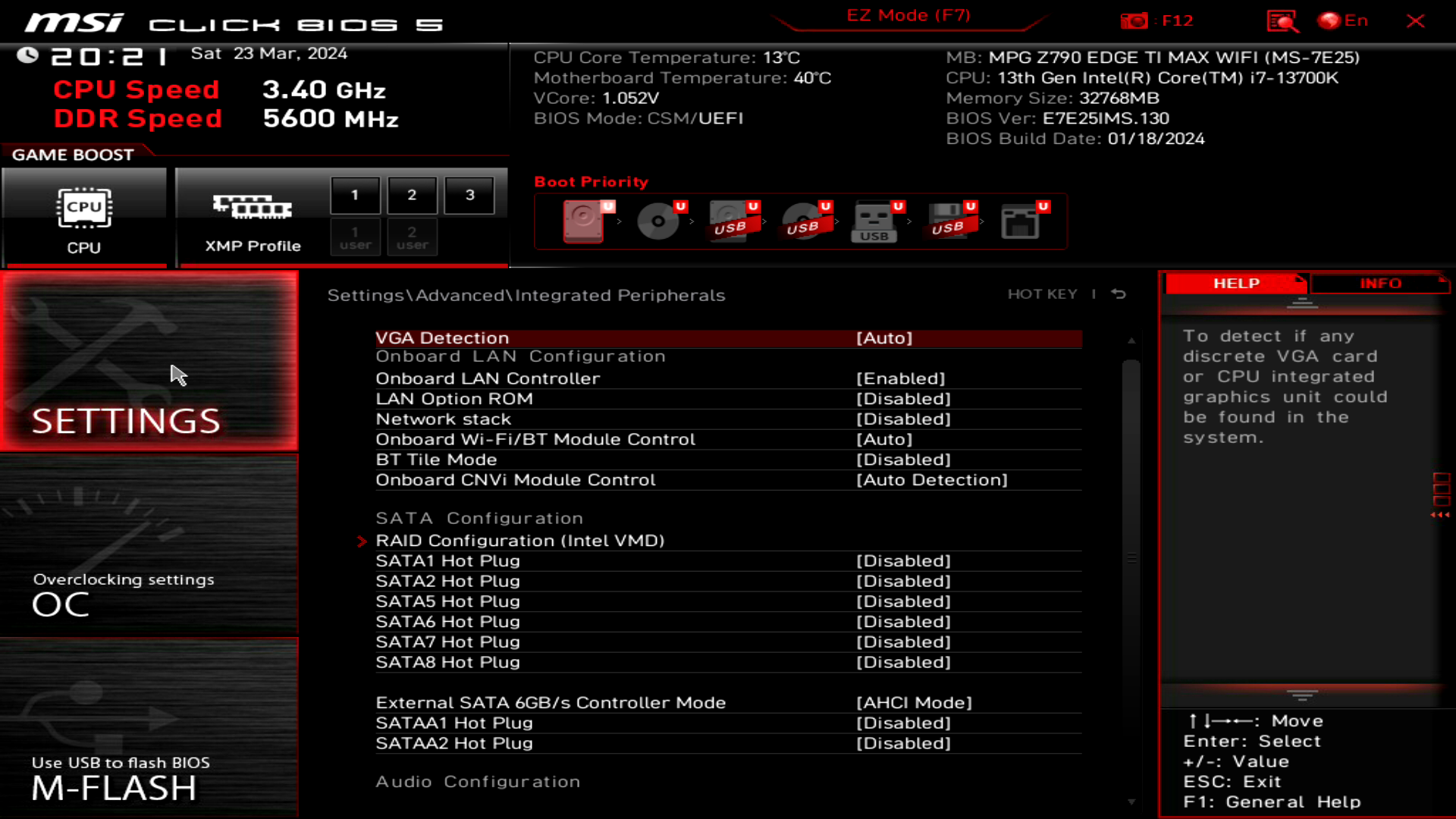 MSI MPG Z790 EDGE TI MAX WIFI