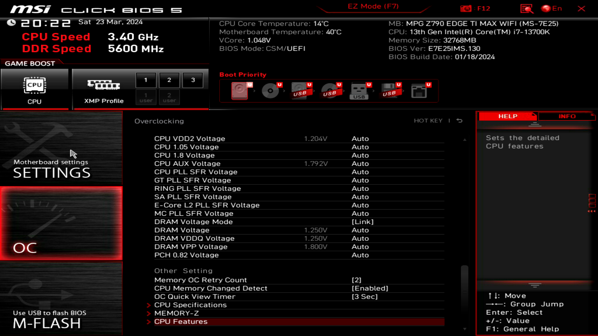 MSI MPG Z790 EDGE TI MAX WIFI