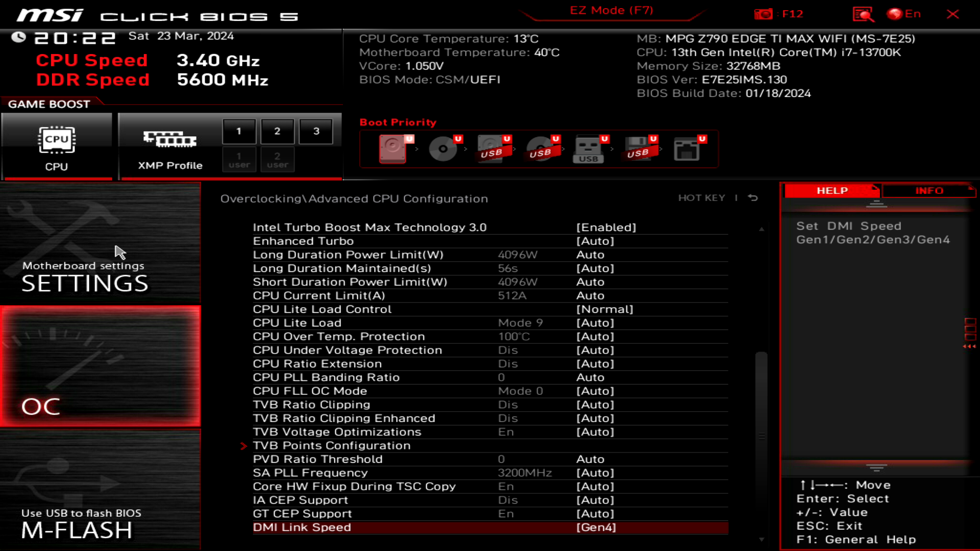 MSI MPG Z790 EDGE TI MAX WIFI