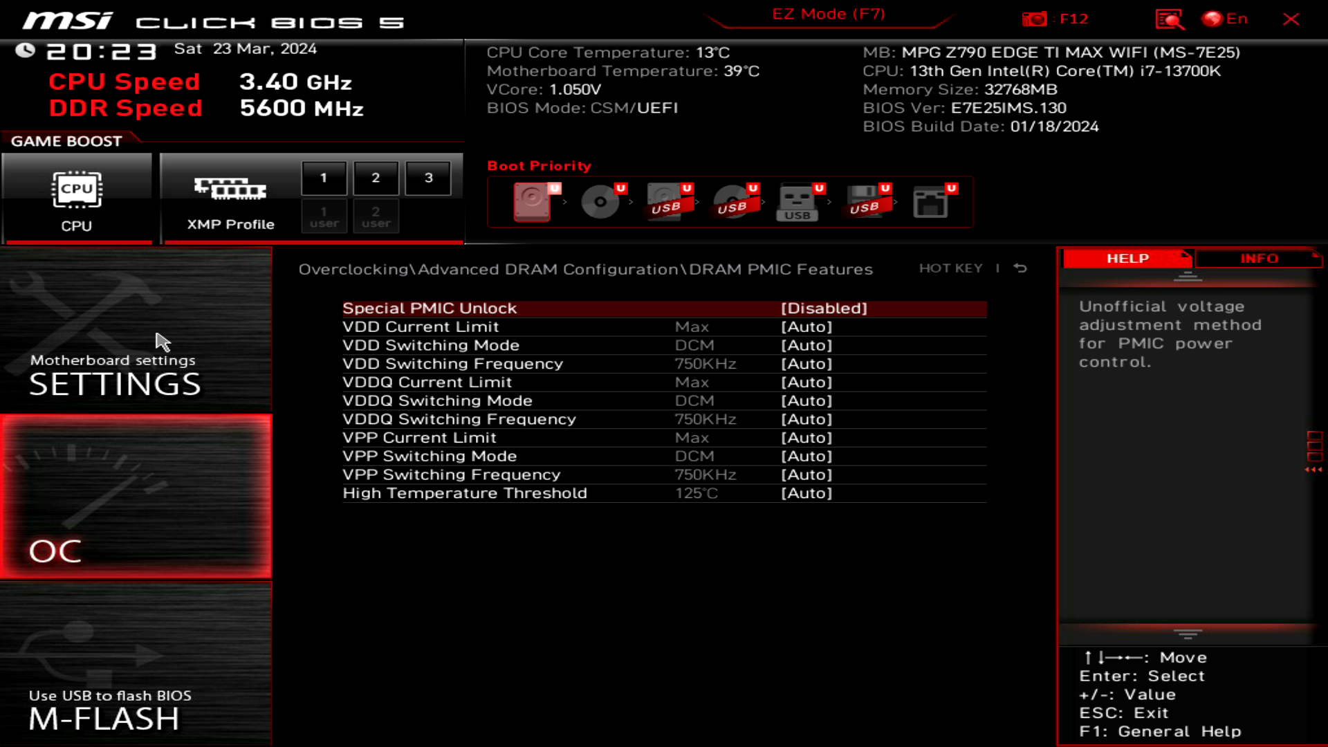 MSI MPG Z790 EDGE TI MAX WIFI