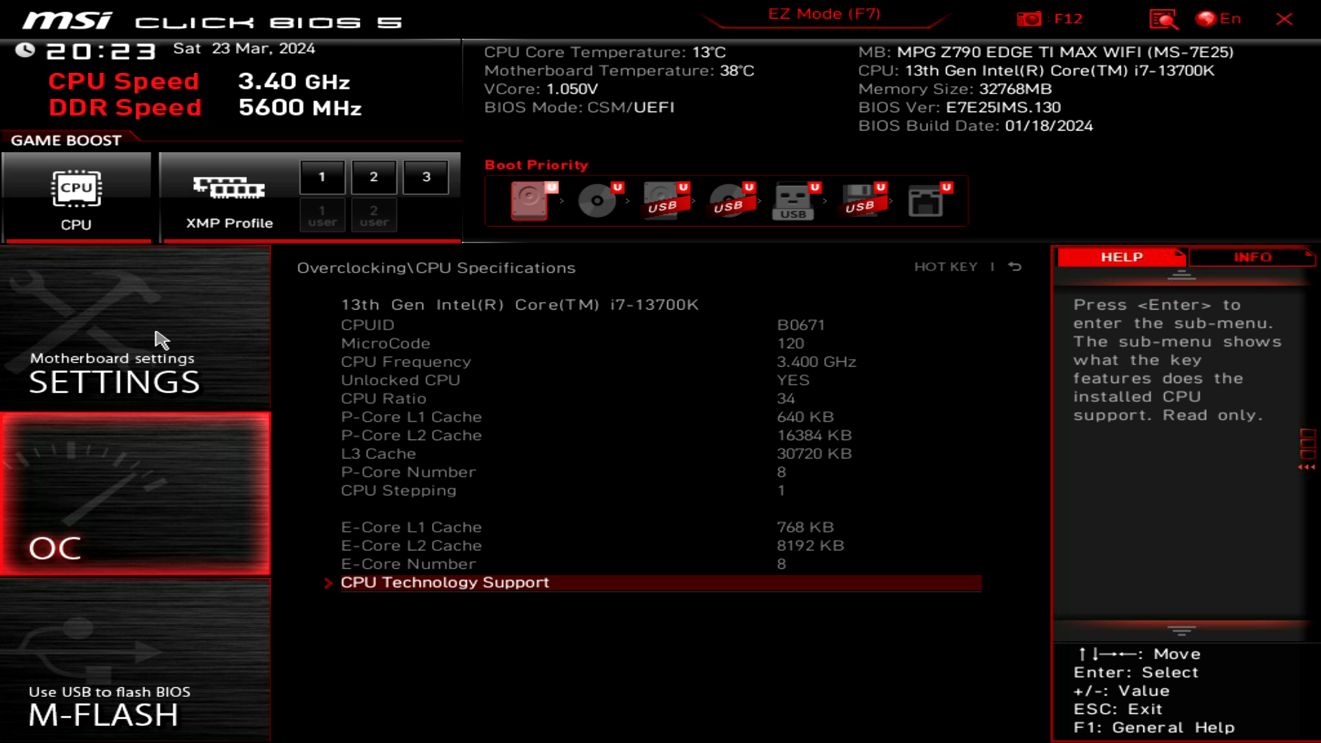 MSI MPG Z790 EDGE TI MAX WIFI