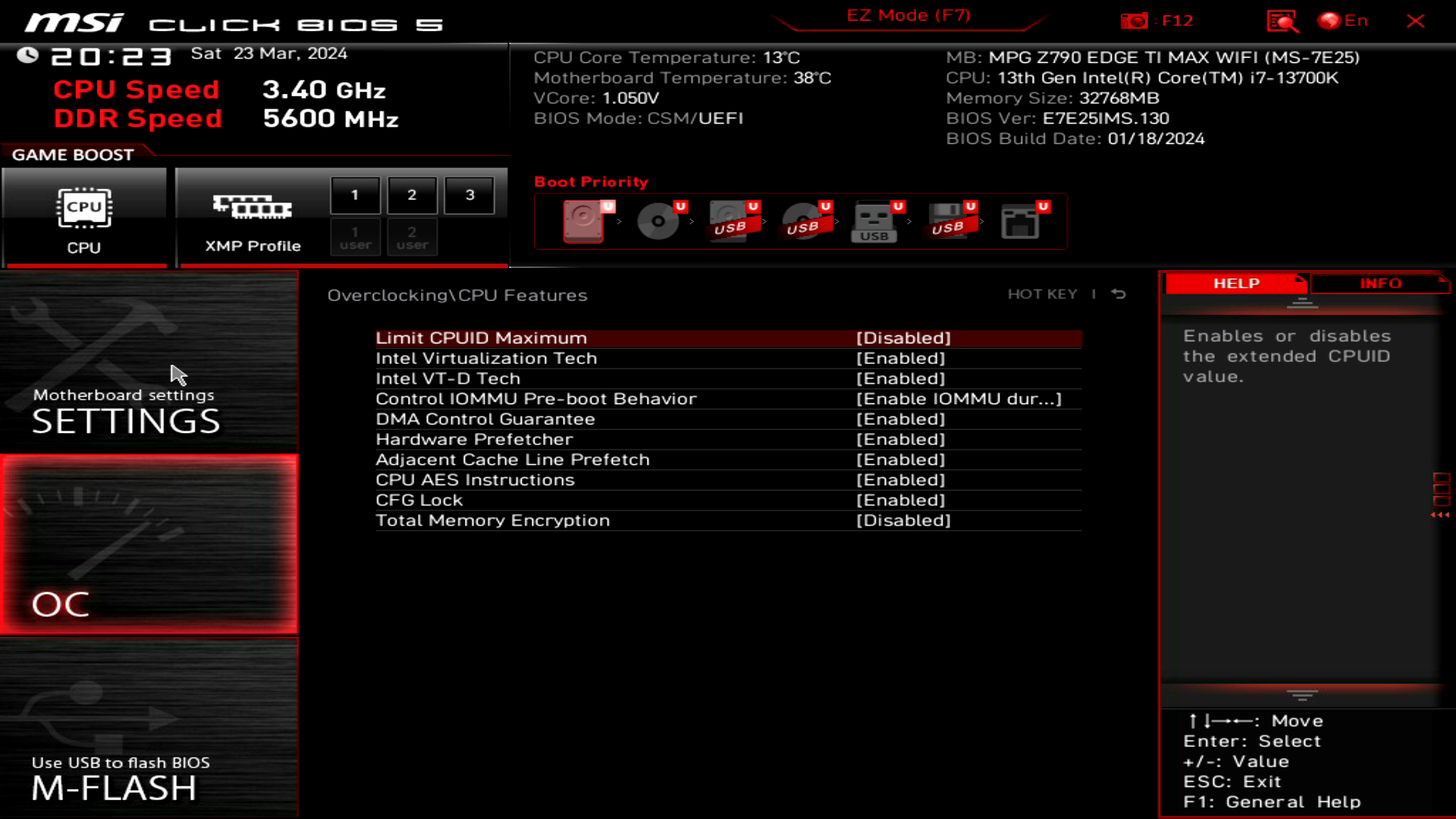 MSI MPG Z790 EDGE TI MAX WIFI