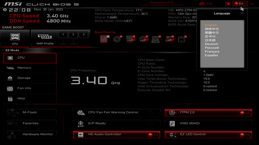 MSI MPG Z790 Edge WIFI