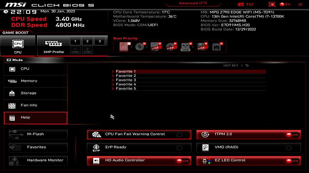 MSI MPG Z790 Edge WIFI