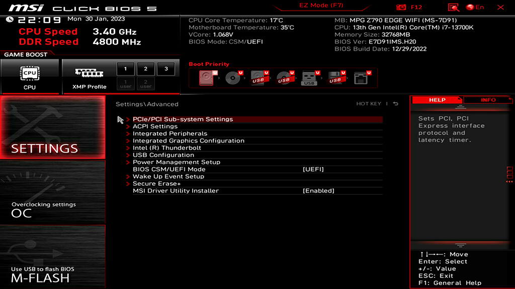 MSI MPG Z790 Edge WIFI