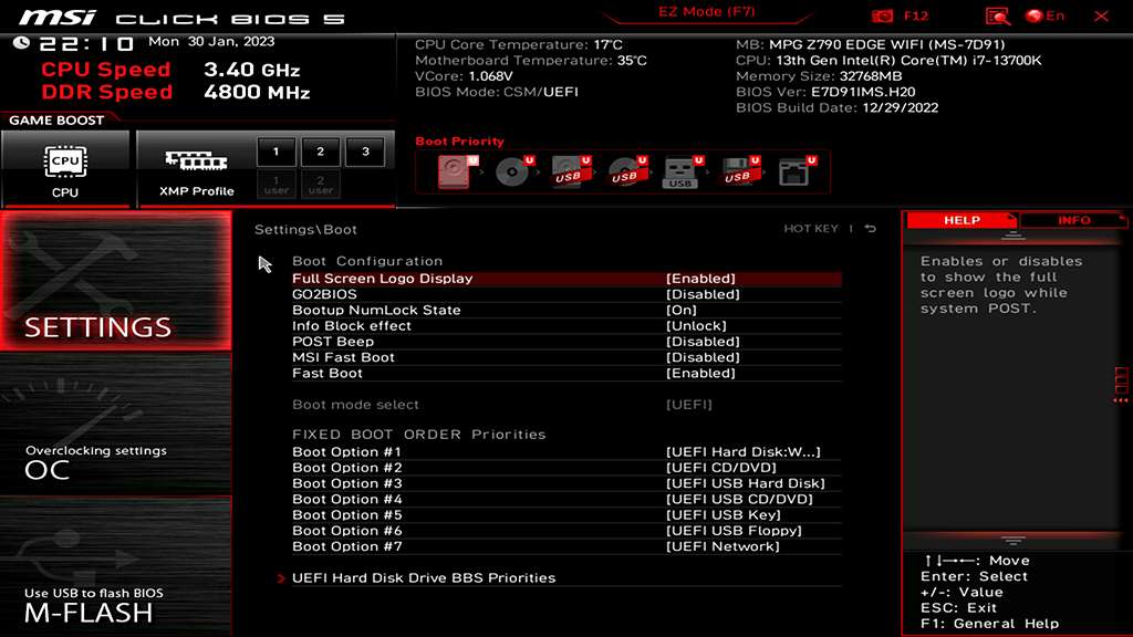 MSI MPG Z790 Edge WIFI