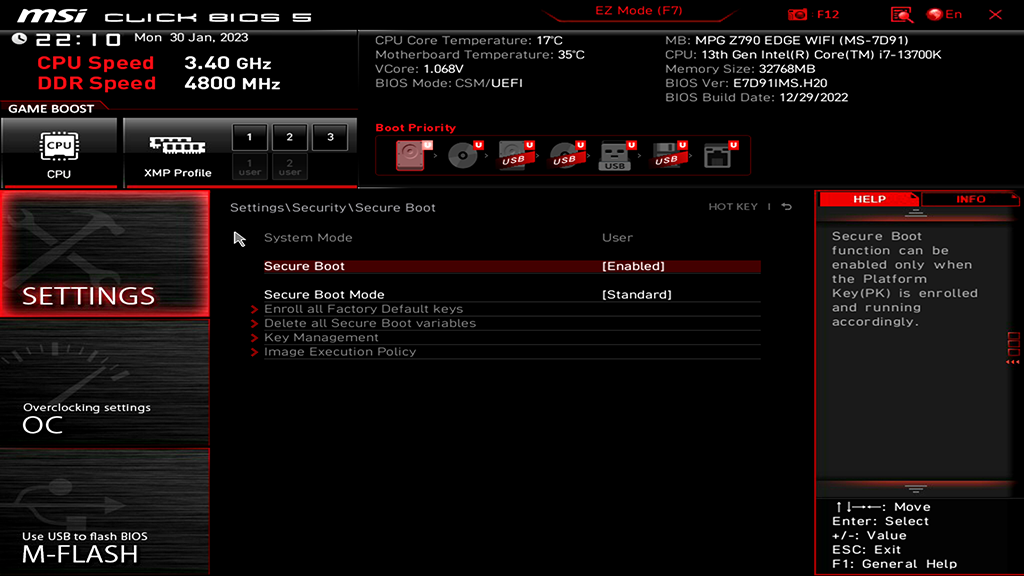 MSI MPG Z790 Edge WIFI