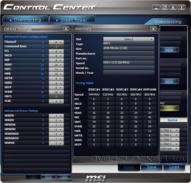 Dram configuration