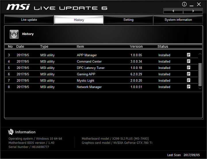 MSI X299 SLI Plus