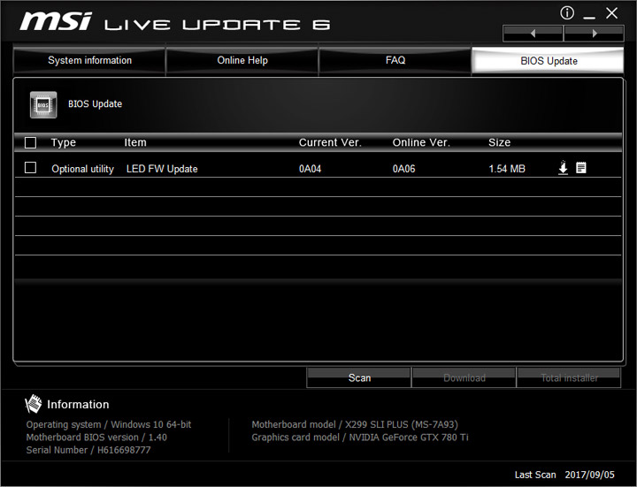 MSI X299 SLI Plus