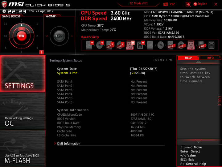 MSI X370 XPower Gaming Titanium