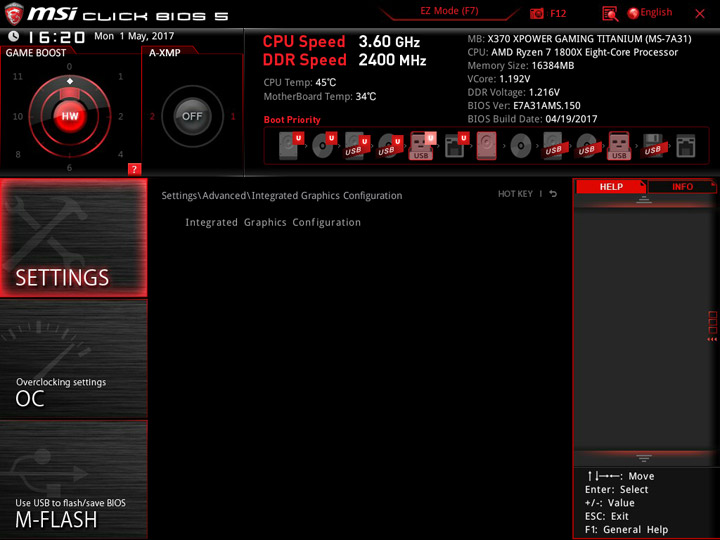 MSI X370 XPower Gaming Titanium