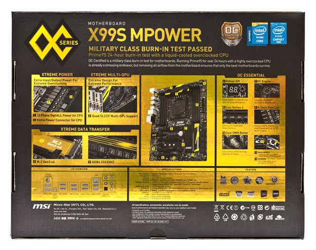 MSI X99S MPOWER