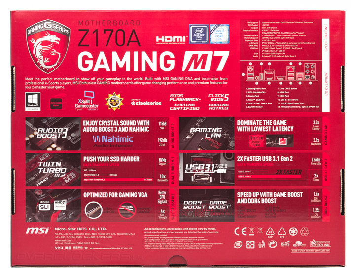 MSI Z170A Gaming M7