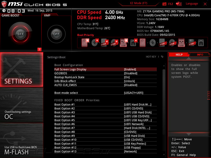 MSI Z170A Gaming Pro