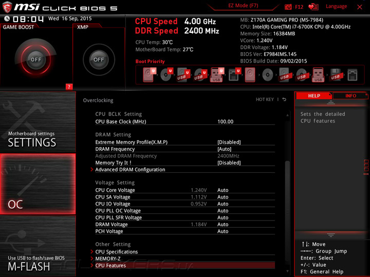 MSI Z170A Gaming Pro