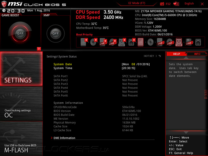 MSI Z170A MPower Gaming Titanium