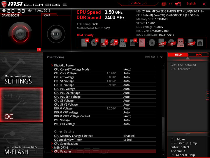 MSI Z170A MPower Gaming Titanium