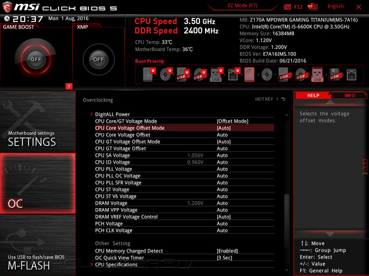 MSI Z170A MPower Gaming Titanium