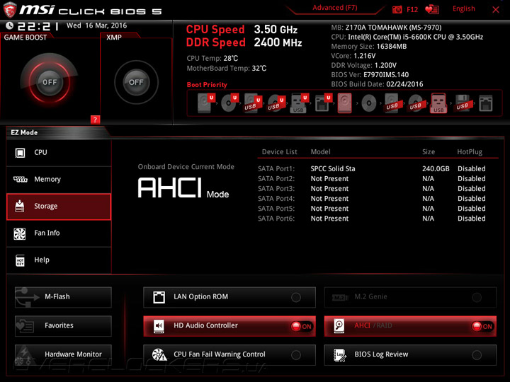 MSI Z170A Tomahawk