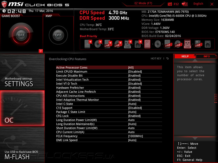 MSI Z170A Tomahawk