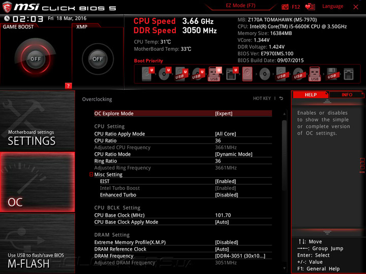 MSI Z170A Tomahawk