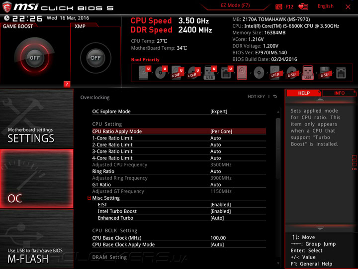 MSI Z170A Tomahawk