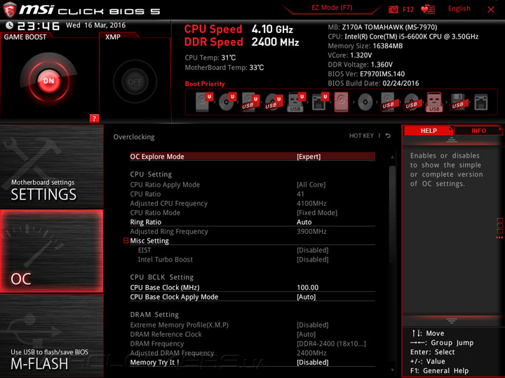 MSI Z170A Tomahawk