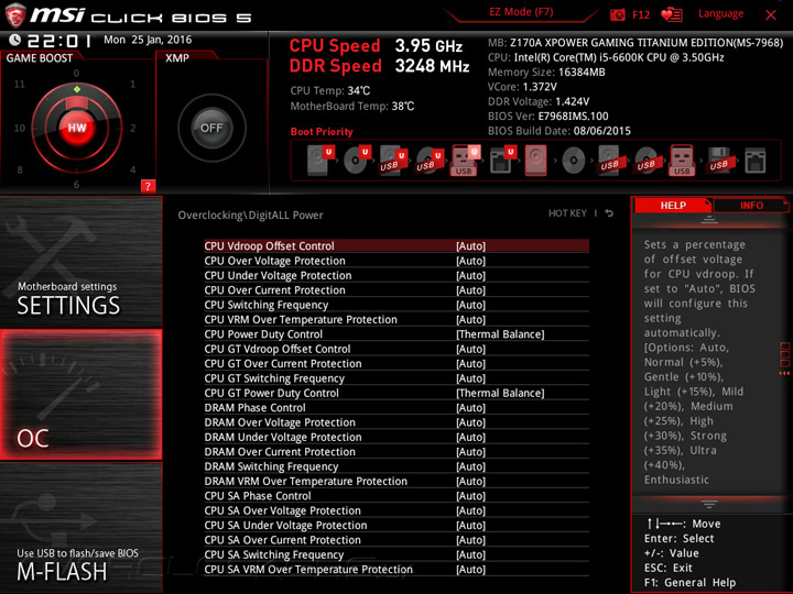 MSI Z170A Xpower Gaming Titanium Edition