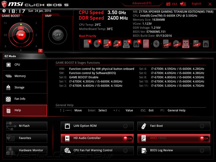 MSI Z170A Xpower Gaming Titanium Edition