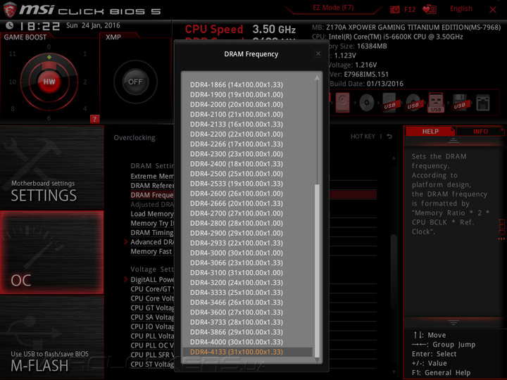 MSI Z170A Xpower Gaming Titanium Edition