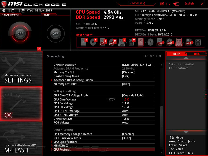 MSI Z170I Gaming Pro AC