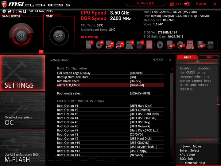 MSI Z170I Gaming Pro AC