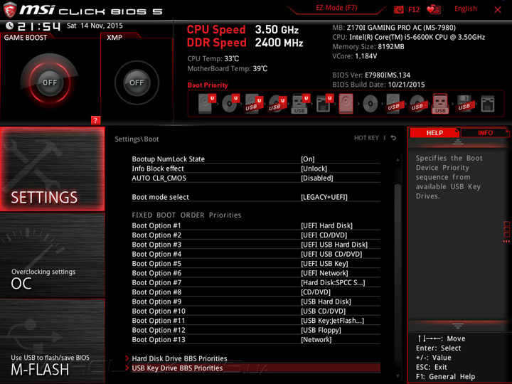 MSI Z170I Gaming Pro AC